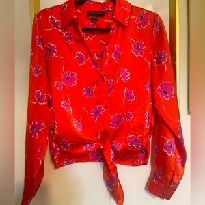 Sanctuary™ Lover Tie Shirt with an allover floral print.